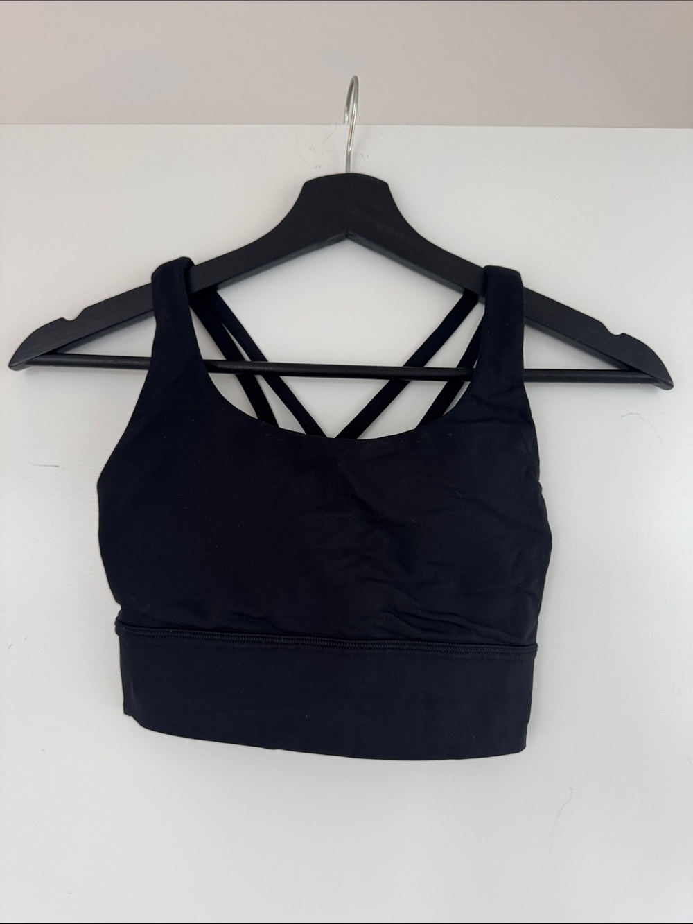 lululemon athletica Black Crisscross Back Sports Bra